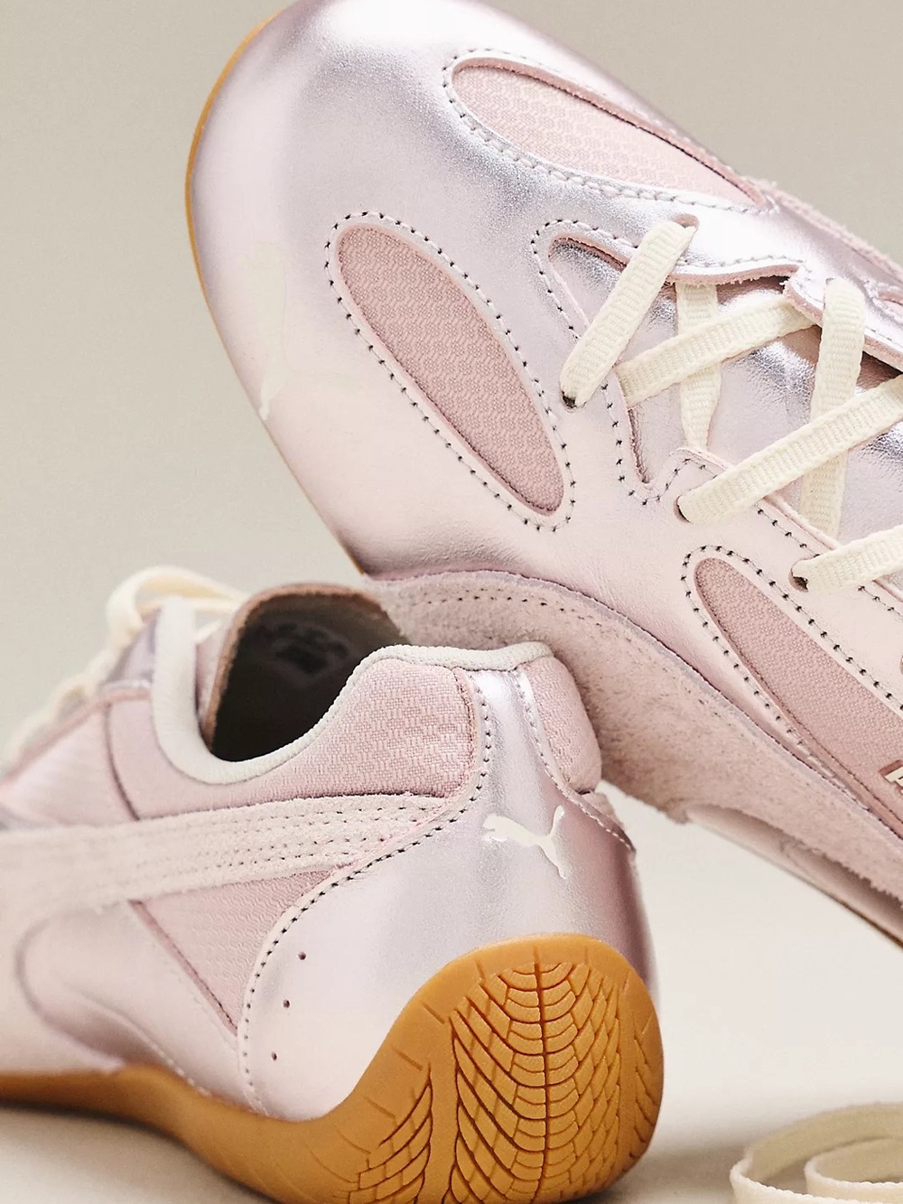 PUMA Speedcat Lou Metallic Sneakers Misty Pink - Gum - Picture 5 of 8